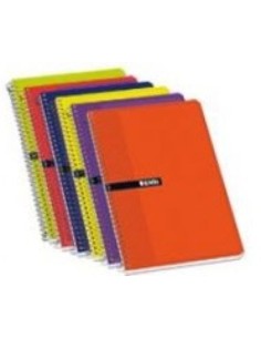 Paq 10 cuaderno espiral fº 80h 60gr pauta 35 tapa blanda